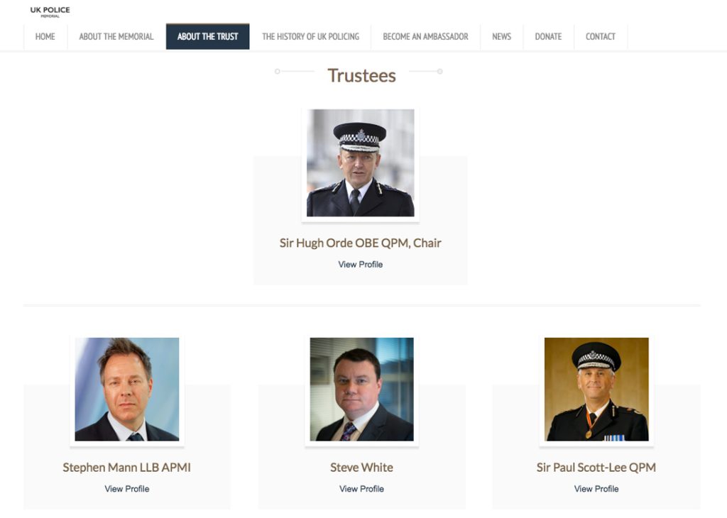 UK Police Memorial